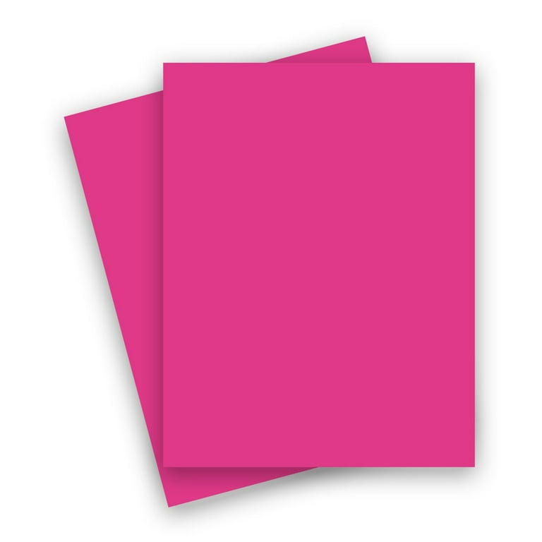 Popular PINK RAZZLE BERRY 8.5X11 (Letter) Paper 28T Lightweight