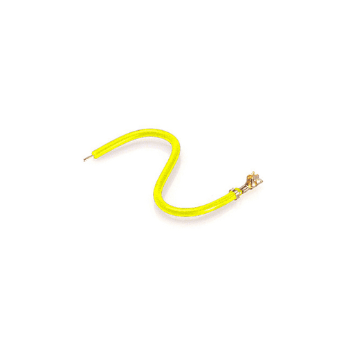 H4BXG-10110-Y8 Yellow 28 AWG Jumper Lead Socket to Cable (Round) Gold 10.0 (254.0mm) :RoHS