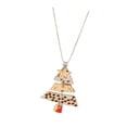 thumbnail image 3 of 4xCollar Con Colgante De árbol De Navidad Joyería Navideña Para Fiesta Festiva, 3 of 8