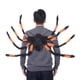 thumbnail image 1 of Mochila De Araña Disfraz Araña Colorida Divertida 8 Patas De Araña Mochila De Araña De Felpa De Terror, 1 of 1