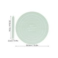 thumbnail image 2 of Dough Roller Set with Measurements Silicone Rolling Pin Non Stick Flour Mat for Home Kitchen Dessert Store Green, 2 of 5