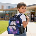 thumbnail image 3 of Uorisanigo Rose Horse Kids Children School Backpack for Boys 6-9, Small Mini Daypack with Front Zipper, Breathable Lightweight Schoolbag for Camping, 3 of 7