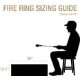 thumbnail image 5 of Pleasant Hearth OFW177FR Wilderness Wood Burning Fire Pit Ring, 5 of 5