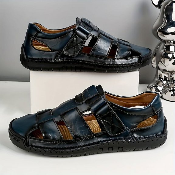 2026 New Men's Shoes, High Quality Men's Sandals, Large Size Sandals for Men，Outdoor Comfortable Beach Shoes, Anti-slip Real Casual Shoes