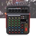 thumbnail image 3 of Console de Mixage Numérique Mixeur Alimenté en Métal Mixeur Audio avec Prise pour Enregistrement Studio et Diffusion en Continu en Direct, 3 of 8