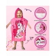 thumbnail image 2 of Toalla de Baño para Niños con Capucha, Poncho de Playa 100% Algodón Súper Suave y Absorbente Xtellar Rosa, 2 of 5
