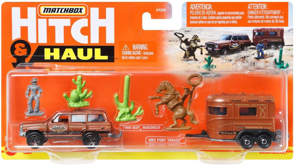 Matchbox Hitch & Haul MBX Rodeo Diecast Vehicle