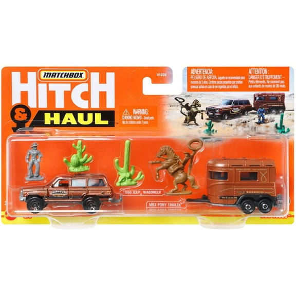 Mattel Matchbox Hitch & Haul MBX Rodeo Diecast Play Vehicle