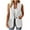 White, variant on Women's Waistcoats Vintage V-Neck Button Down Sleeveless Dressy Suit Vest with Pockets Black XL