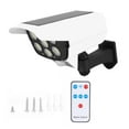 thumbnail image 1 of Lámpara de pared LED solar con cámara simulada, lámpara de inducción con control remoto, luz blanca para jardín y calle., 1 of 14