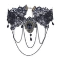 thumbnail image 1 of Coofit Collier Ras-du-Cou Créatif Décoratif Collier Statement Collier en Dentelle pour Femmes, 1 of 9