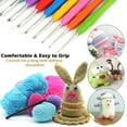 thumbnail image 5 of Ergonomic Crochet Hooks Sets Soft Rubber Grip Size 2mm to 8mm, Crochet Kit for Adult Beginner, 5 of 6