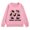 Pink, variant on CPNG Girls and Boys Christmas Sweatshirt Cute Printed Crewneck Long Sleeve Pullover Sweatshirts Casual Daily Pullover Top