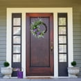 thumbnail image 3 of Northlight Mixed Wild Flowers and Twig Artificial Spring Wreath, 24-Inch, 3 of 7