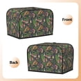 thumbnail image 2 of KLL Forest Animals And Plants Print 2 Slice Toaster Dust Covers Kitchen Small Appliance Cover with 2 Pockets,Can hold Jam Spreader Knife & Toaster Tongs (11.4 x 7.9 x 7.5), 2 of 6