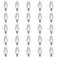 thumbnail image 2 of Vickerman C9 Satin LED Cool White Bulb with Nickel Base,  130V .45 watts, 5 diodes, 25Pcs/Poly bag, UL and CSA Approved, package of 25, 2 of 2