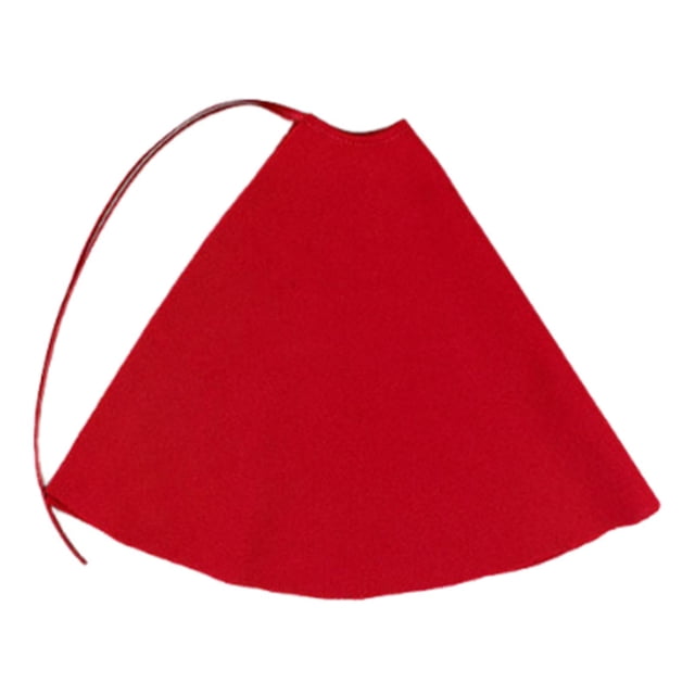 Figura de acción a escala 1/12 Figura Cape Cosplay , elegante ropa de muñeca vestida de moda mini túnica larga para figuras masculinas de 6 rojo