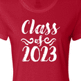 thumbnail image 3 of Inktastic Class of 2023- Graduation Brushstroke Text in White Women's T-Shirt, 3 of 4