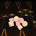 thumbnail image 4 of figatia Lot de 7 dés Polyédriques Ensemble D4-D20 Jouets de Fête pour Jeux de Table RPG Jaune J, 4 of 9