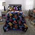thumbnail image 4 of Juego de ropa de cama Franco Five Nights At Freddy's de 5 piezas, tamaño doble, 4 of 5