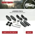 thumbnail image 5 of YAKIMA Landing Pad Tower Installation for Naked Rooftops, Black, Set of 2, 5 of 12