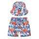 thumbnail image 1 of Odeerbi 2-16 Años Bañador de Playa Con Gorro Set Bañador Estampado Hawaiano Bañador Secado Rápido Pantalones Cortos Verano, 1 of 8