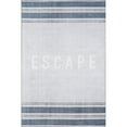 thumbnail image 1 of Momeni DISTRDIS-4BLU5076 Novogratz District Collection Escape Area Rug, 5 ft. x 7 ft. 6 in. - Blue, 1 of 1