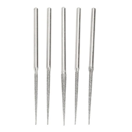 

CANKER 5PCS 3mm Shank Grinding Rods Mini Drill Diamond Grinding Head Bur Needle Engraving Carving Polishing Glass Drill Bit