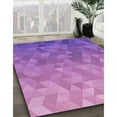 thumbnail image 2 of Ahgly Company Indoor Round Patterned Violet Purple Area Rugs, 8' Round, 2 of 6