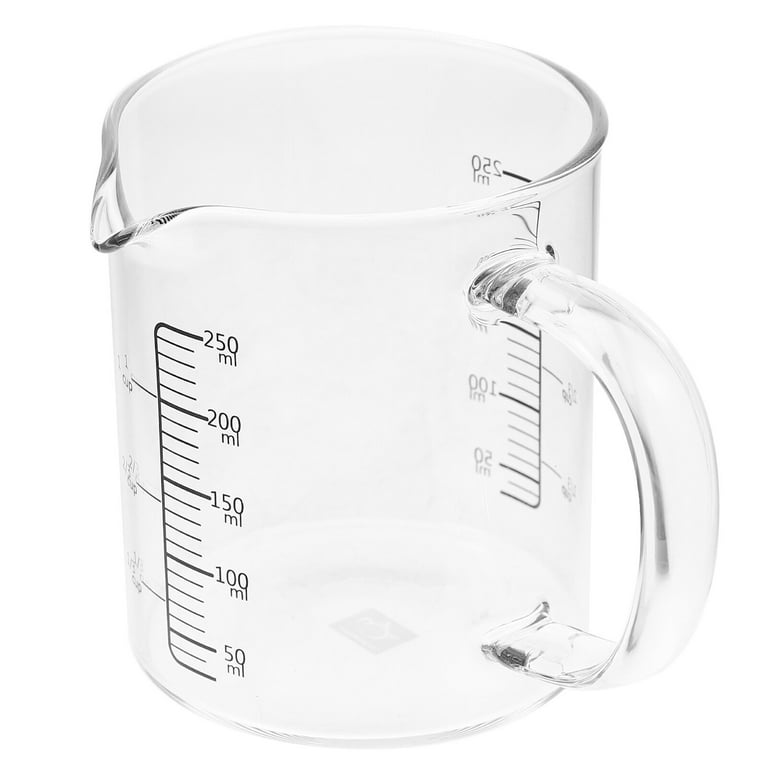 large kitchen glass measuring cup with
