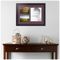thumbnail image 2 of ArtToFrames Collage Photo Picture Frame with 1 - 8x10 and 2 - 5x7" Openings, Framed in Black with Ruby and Black Mats (CDM-3926-1128), 2 of 8