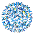 thumbnail image 1 of 200 Uds. Pegatinas de pared de mariposas 3D, calcomanías decorativas DIY, recortes de pared, manualidades extraíbles para habitación, decoraciones de fiesta de flores de boda, 1 of 5