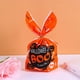 thumbnail image 4 of Bolsas para envolver orejas de Halloween, 50 unidades, para dulces de calabaza, para refrigerios, galletas, para hornear, regalo, con orejas de conejo., 4 of 6