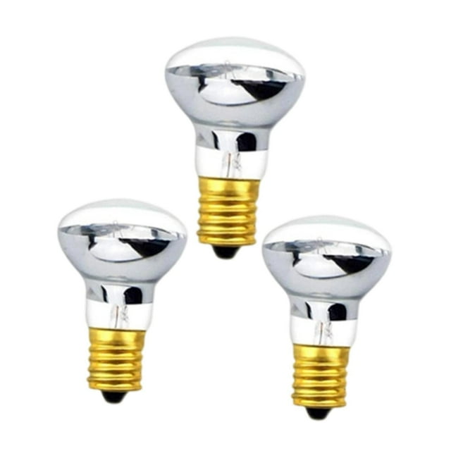 3 bombillas de repuesto para decoración, pequeñas, con casquillo R39 E17, para campanas extractoras, dormitorios, oficinas, iluminación del hogar. 25 W