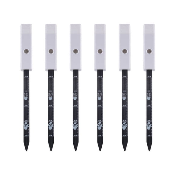 6X Medidor AutomáTico de Humedad del Suelo para Plantas, Medidor de Humedad de Plantas, Medidor de Agua de Plantas, Medidor de Humedad del Suelo de Plantas DoméSticas