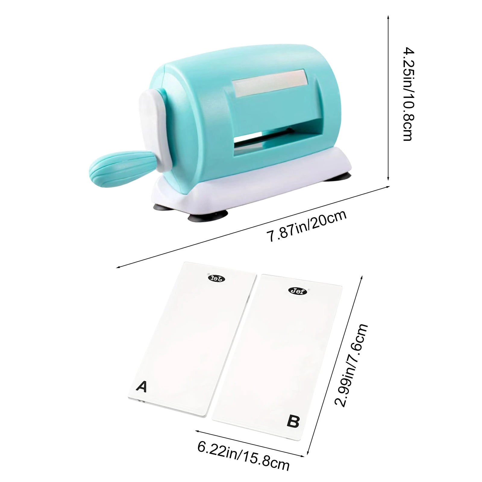 Die Cutting Machine, Embossing Machine, Scrapbooking Die-cut Machines, Carbon Steel Hand-cranked DIY Creative Educational Toy For Paper Craft Card Making