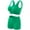 Green, variant on Patlollav Bras for Women, Womens Bra and Panties Seamless Suspender Breathable Sports Shaping Underwear Set