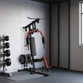 thumbnail image 5 of Luku All-in-One Home Gym Equipment, 400 lb Capacity Multifunctional Workout Machine with Pulley System, Red, 5 of 8