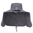 thumbnail image 1 of Ventilador Usb Solar, Con Sombrero Para El Sol Desmontable, Ventilador Porttil, Diseo Ligero, Ideal Para Actividades Al Aire Libre, Ventilacin Personal, Viajes Y Playa, Plstico, Ukhbmc, 1 of 8