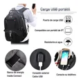 thumbnail image 3 of Mochila urbana Meeyoga YL-BB2812 color negro diseño lisa 45L, 3 of 5