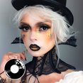 thumbnail image 3 of par de lentes de contacto Bio-essence para ojos, lentes de cosplay, lentes de anime, accesorios de anime, lentes de ojos de gato para Halloween, lentes negras, 3 of 5