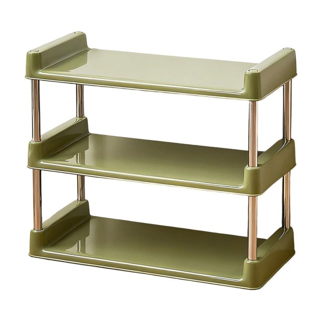 Green Green Multi Tier Floor Storage Rack Shelving Unit For Home Organization Kids Toys Living Room Bathroom