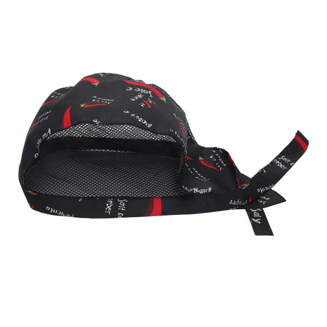 Diadema Transpirable DYNWAVEMX Gorro de Cocinero para El Cabello Sombrero de Trabajo de Malla Chile