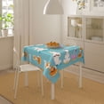 thumbnail image 4 of Wukai Animal Meditation Waterproof Tablecloth for Kitchen Dining, Fits Square Tables for 2-4 Seats -60"x60", 4 of 7