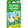 School Zone Go Fish Alphabet Game Cards