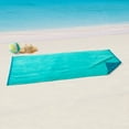 thumbnail image 3 of 2-Pack Mainstays Oversized Reversible Solid Teal Yarn-Dyed Cotton-Blend Beach Towel, 3 of 5