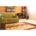 thumbnail image 2 of Handmade Wool Ivory Transitional Geometric Keysari Kilim Rug, 2 of 4