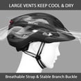 thumbnail image 5 of GROTTICO Adult-Men-Women Bike Helmet with Light - Mountain Road Bicycle Helmet with Replacement Pads & Detachable Visor, 5 of 7