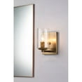 thumbnail image 2 of Lucas McKearn Bolivar 1-light Metal Bath Vanity Light in Antique Brass, 2 of 4