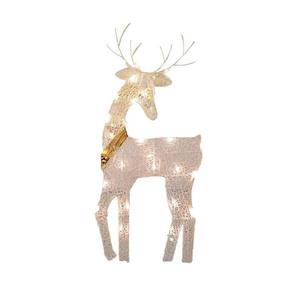 Garden Christmas Shining Deer Three Kinds Of Reindeer Courtyard Shining Decoration